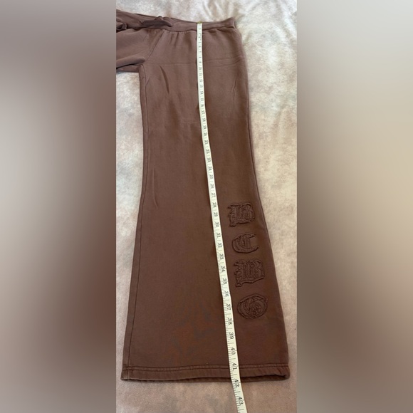 BCBG Maxazria:XL Women Brown Hoodie and Sweatpants Set 100% Cotton - Picture 11 of 13